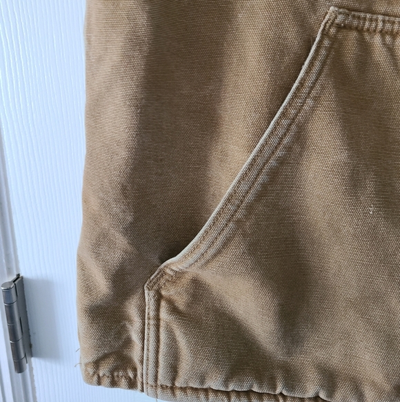 Carhartt Full Zip Sherpa Lined Canvas Vest - Picture 4 of 7